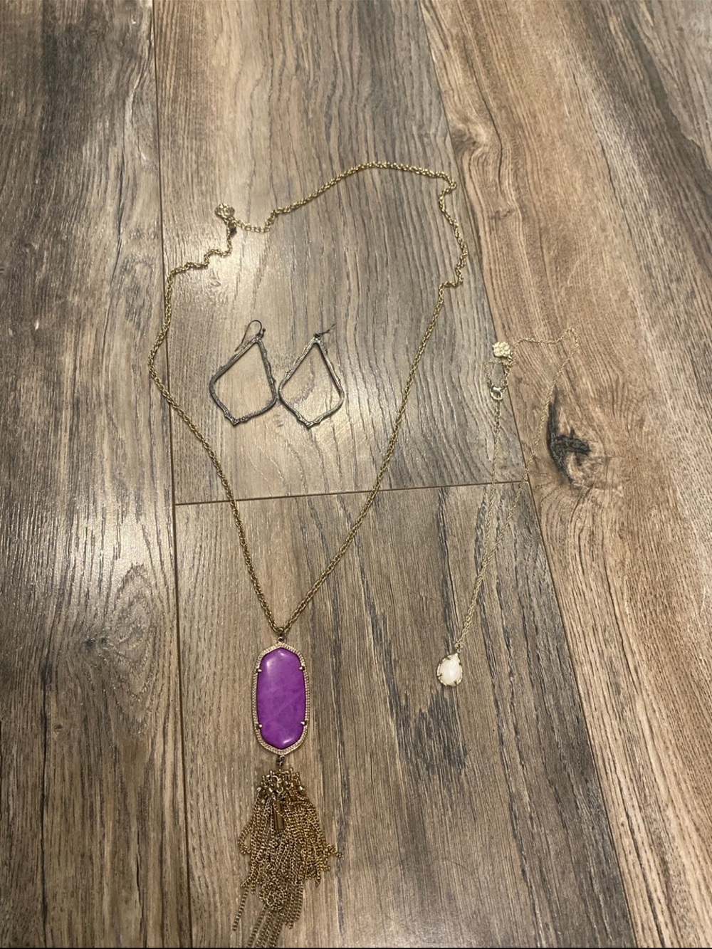 Kendra Scott earrings and necklaces